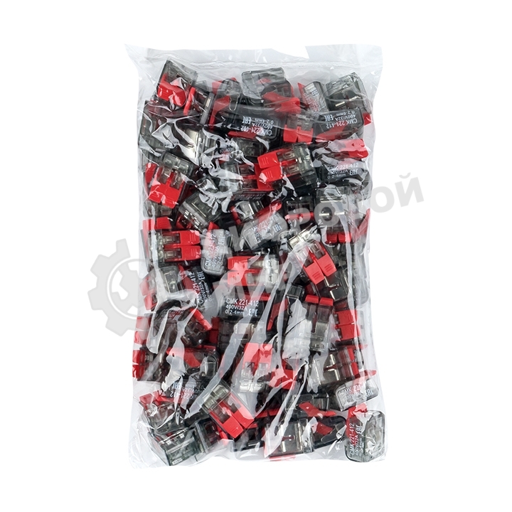 Клемма PROxima СМК 221-412 2 отверстия 0.2-4.0 мм2 (100 шт.)