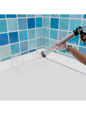 Пистолет для герметика Sparta 750мл ''закрытый'' алюминиевый корпус круглый шток 8 мм