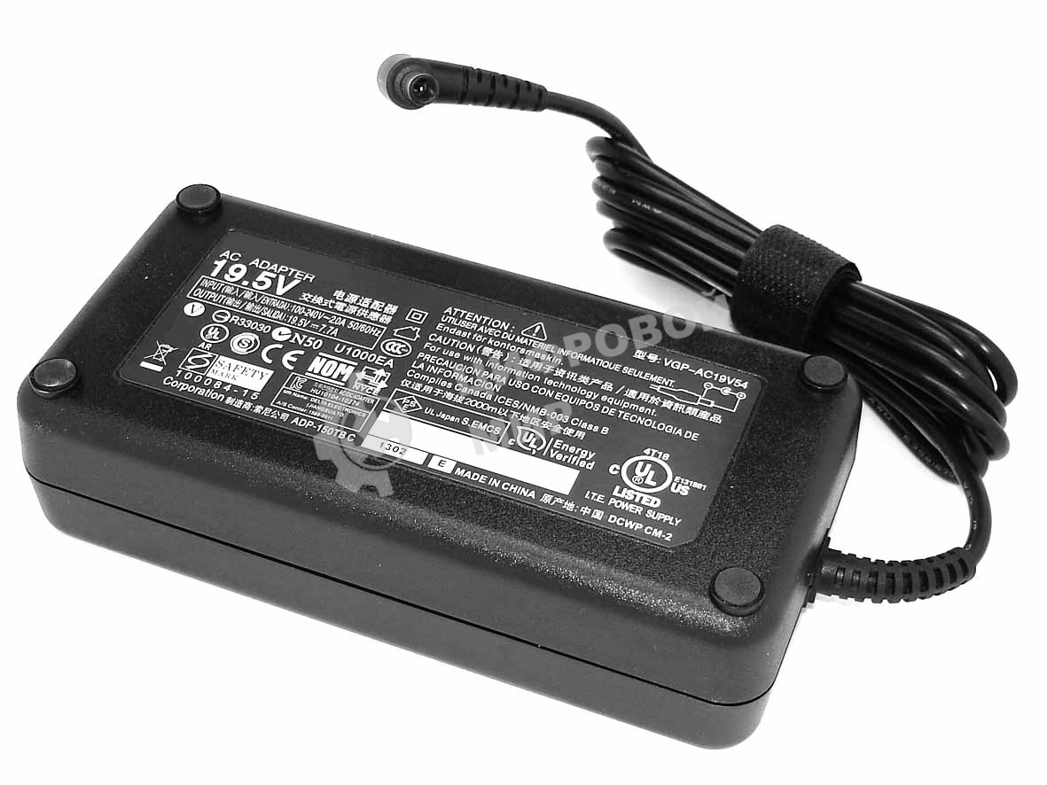 Блок питания (сетевой адаптер) для ноутбуков Sony 19.5V 7.7A 150W 6.5x4.4 HC