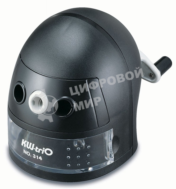 Точилка для карандашей механическая Kw-Trio 314A Робот, 1 отверстие, 8мм пластик, ассорти