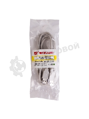 Кабель USB Rexant (шт. USB A - шт. USB A) 1.8 метра, серый