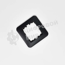 Рамка 1-м KARINA LIFE горизонт. черный бархат LEZARD 708-4200-146