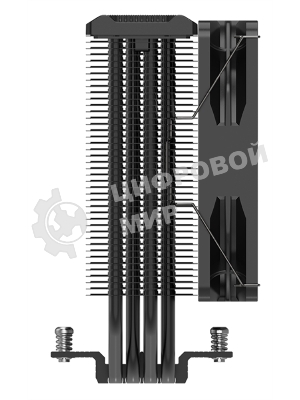 Кулер PCCooler Paladin EX400 черный 120мм алюминий+медь 1800rpm 28.6db 4-pin 180W 157мм
