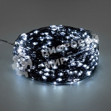 Гирлянда Neon-night Роса с контроллером 20м, 200LED, IP20, 230В, зеленый провод, белое свечение