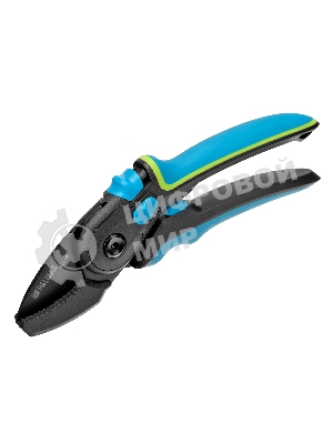 Секатор с наковальней Palisad LUXE 220 мм, регулировка захвата, трехкомпонентные рукоятки