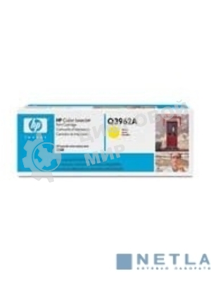 Картридж лазерный HP Q3962A желтый для Color LaserJet 2550 4000 стр.