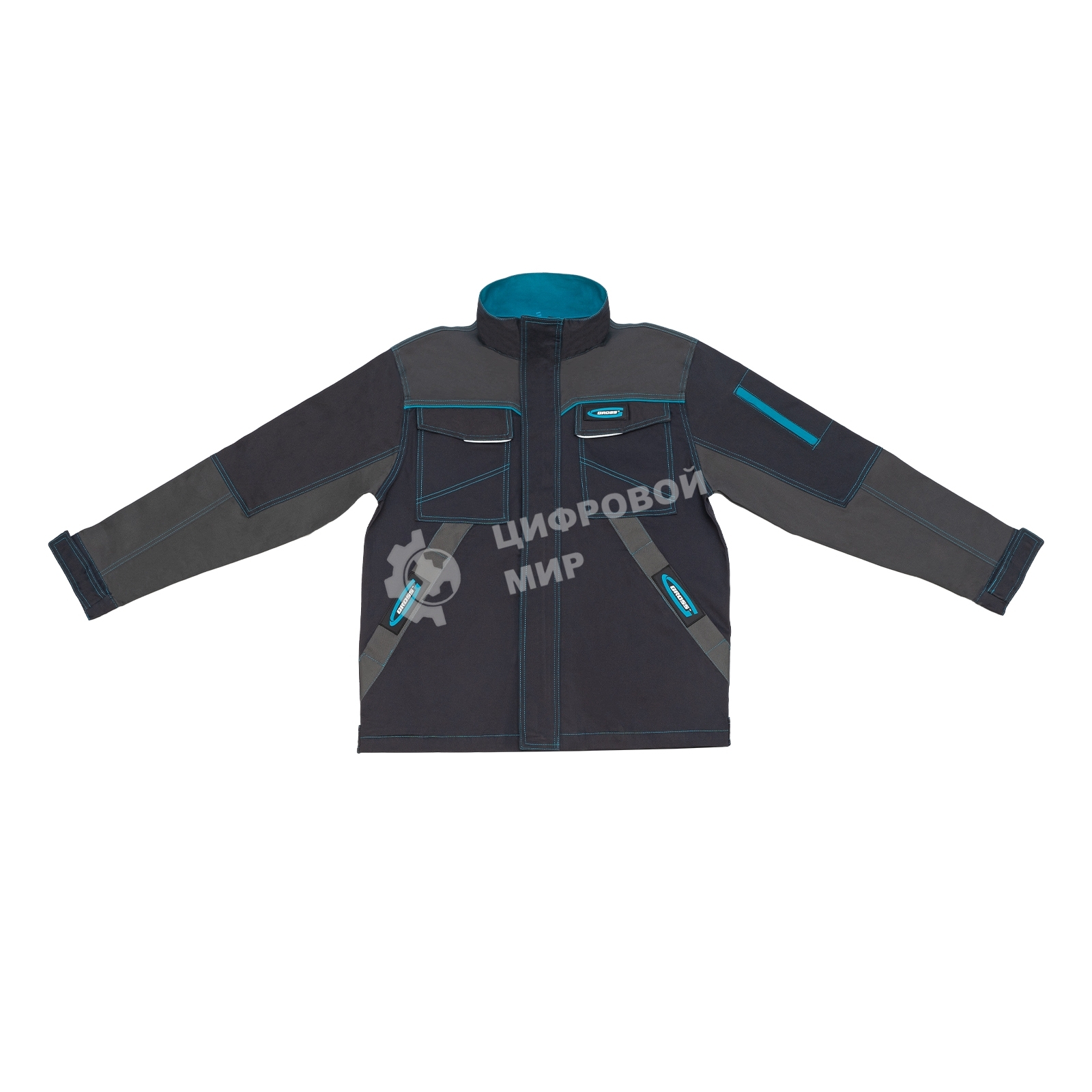 Куртка профессиональная рабочая, 97% хлопок 3% спандекс, XXXL Gross