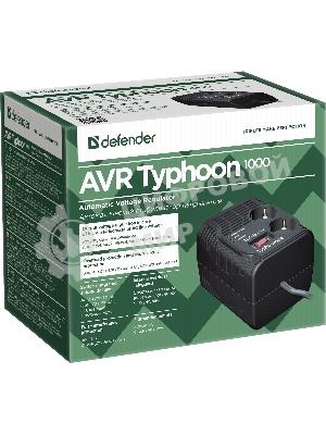 Стабилизатор, Defender AVR Typhoon 1000 максимальная мощность 320 Вт