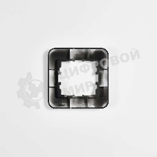 Рамка 1-м KARINA LIFE горизонт. черный бархат LEZARD 708-4200-146