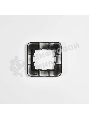 Рамка 1-м KARINA LIFE горизонт. черный бархат LEZARD 708-4200-146