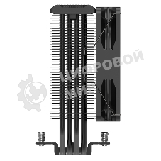 Кулер PCCooler Paladin EX400S черный 120мм алюминий+медь 1800rpm 28.6db 4-pin 180W 157мм