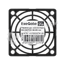 Решетка для вентилятора 60x60 ExeGate EG-060PSB (60x60 мм, пластиковая, квадратная, черная)