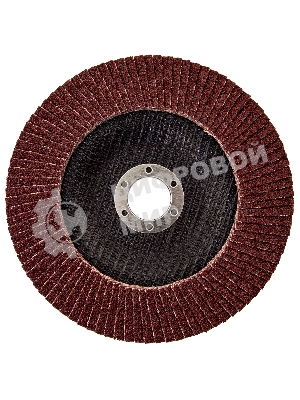 Круг лепестковый торцевой КЛТ-1, зернистость Р40(40Н), 150 х 22,2 мм, (БАЗ) Россия