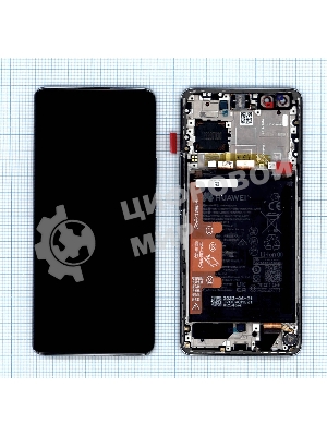 Дисплей для Huawei Nova 10 Pro в сборе с тачскрином, панелью и аккумулятором (02354YMS), белый