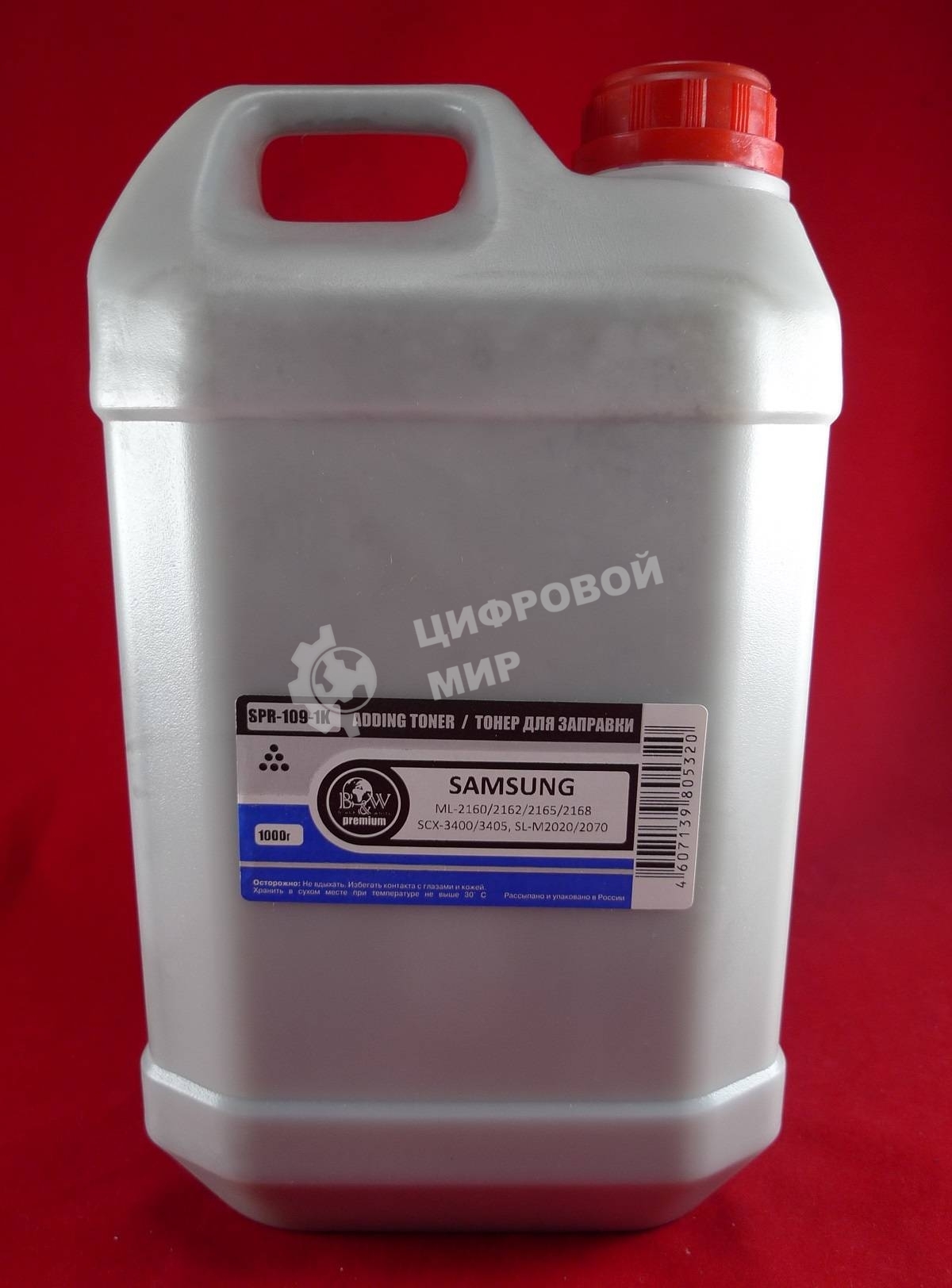 Тонер Samsung ML-2160/2162/2165/2168/SCX-3400/3405, SL-M2020/2070 (кан. 1кг) B&W Premium (Tomoegawa) фас. Россия