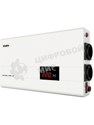 Сетевые фильтры SVEN Стабилизатор напряжения AVR SLIM-2000 LCD