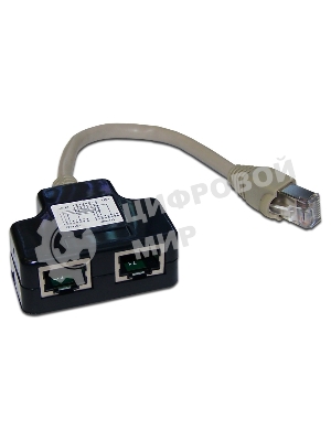 Y-адаптер, 2 компьютерных порта, экранированные