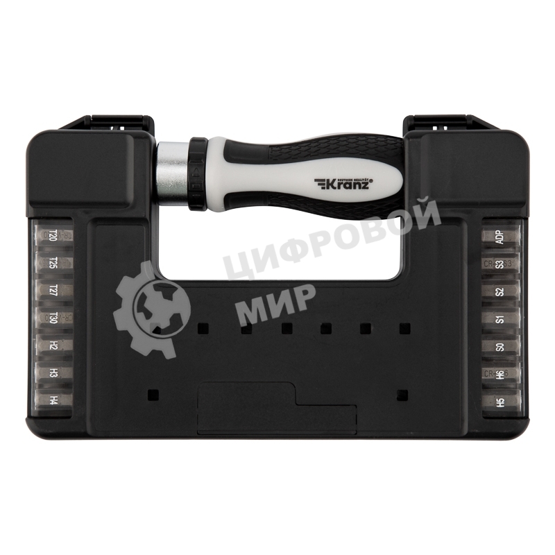 Набор отверток Kranz 38 предметов в кейсе