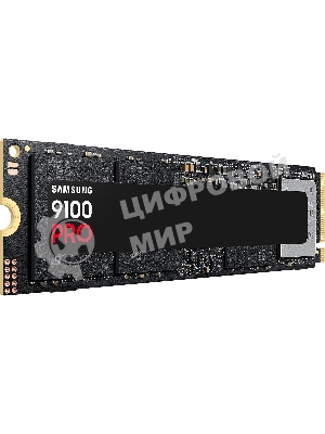 Накопитель SSD 4Tb Samsung 9100 PRO, M.2, PCI-E 5.0 x4, TLC 3D NAND R/W - 14800/13400 Mb/s