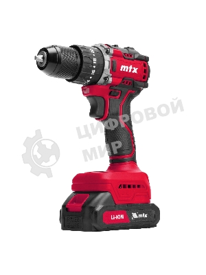 Дрель-шуруповерт MTX CIDS-BL-20, 20 В, 2 Ач, 60 Нм, бесщеточный, ударный