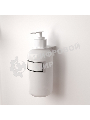 Держатель дозатора для жидкого мыла и шампуней Rexant на 1 флакон настенный, белый