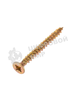 Саморез универсальный Kranz 3х30, желтый цинк, упаковка поставщика (16 000 шт.)