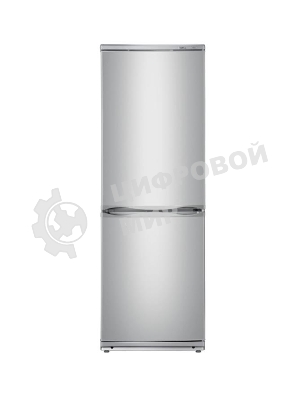 Холодильник Atlant XM-4012-080 серебристый двухкамерный 201/101л морозилка снизу