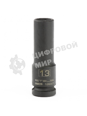 Головка ударная удлиненная шестигранная Stels 13 мм, 1/2