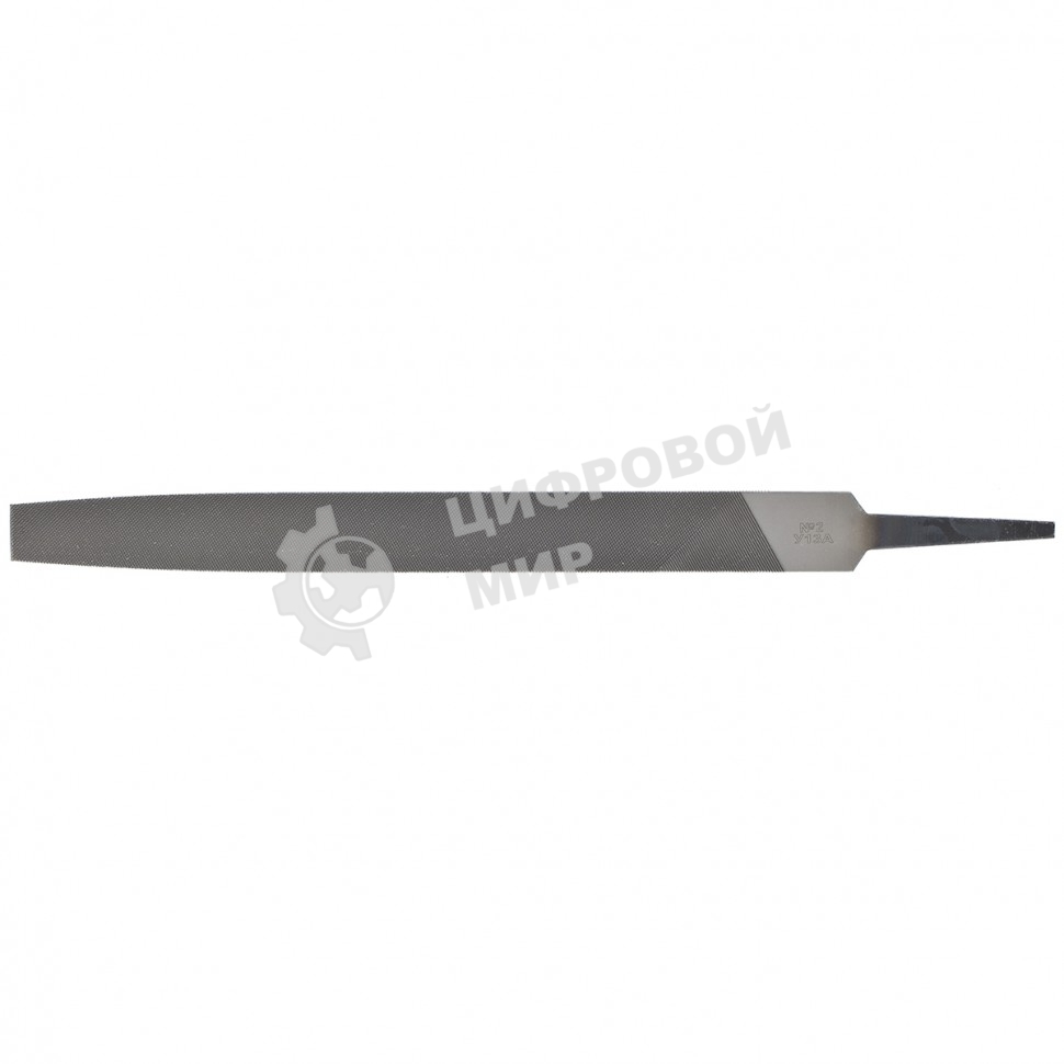 Напильник Сибртех, 250 мм, №2, плоский, сталь У13А