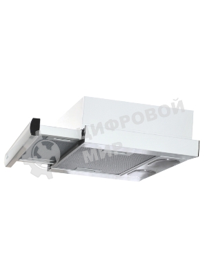 Вытяжка встраиваемая Elikor Интегра 60П-400-В2Л белый, 60 см, 400 куб. м/ч, 55 дБ