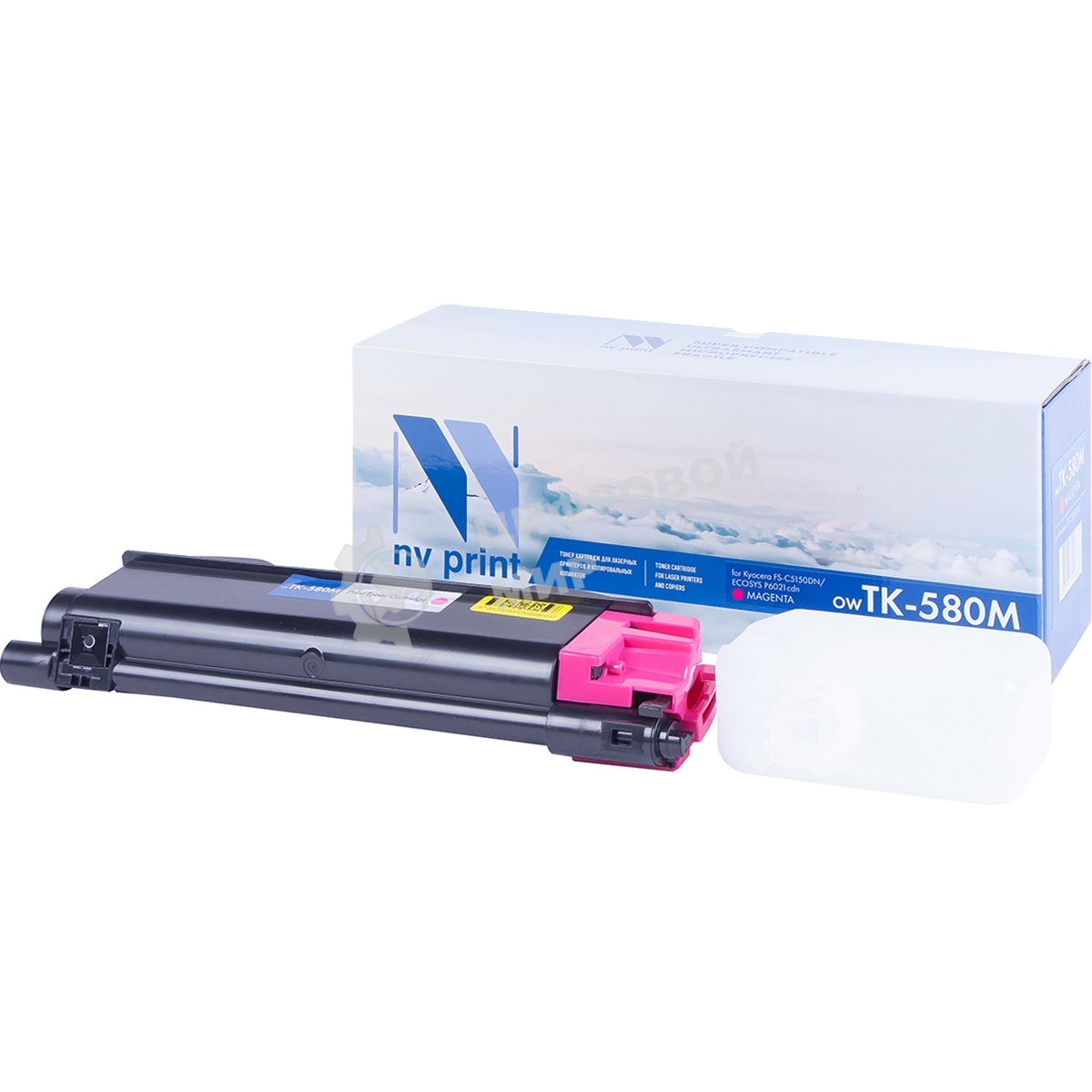 Картридж NVPrint Kyocera красный FS C5150DN TK-580М