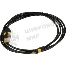 Кабель USB2.0 2A Smooth connector USB A (m)/micro USB B (m) 1.5м позолоченные контакты