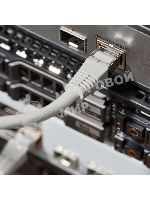 Пaтч-корд Rexant F/UTP, cat.6, RJ45-RJ45, экранированный, PVC серый, 1м