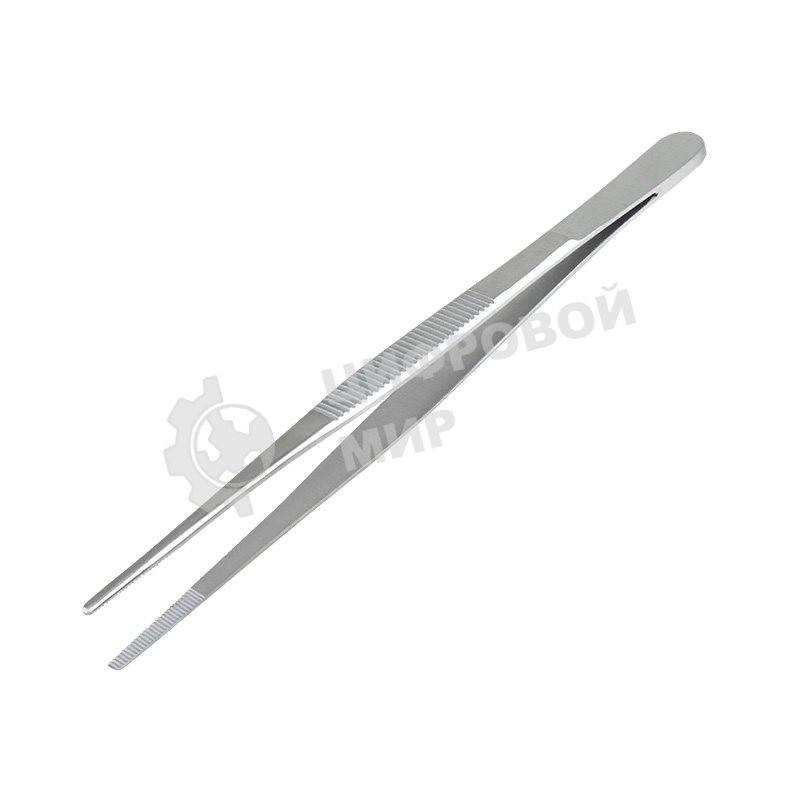 Пинцет прямой Rexant рифленый 155 мм ПРОФИ