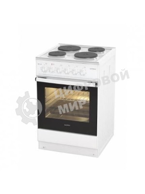 Плита электрическая Darina 1B EM 341 406 W белый/черный, конфорок 4 шт, духовка 50 л, 50 см x 85 см x 56 см