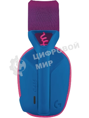 Гарнитура Logitech G435 синий/розовый, беспроводная, Bluetooth/USB, до 18 ч