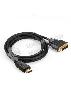 Кабель HDMI-DVI-D ExeGate EX-CC-HDMIM-DVI2M-2.0 (19M/(24+1)M, dual link, 2м, позолоченные контакты)