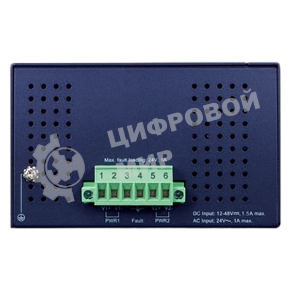 Коммутатор PLANET IGS-1600T IP30 Industrial 16-Port 10/100/1000T Gigabit Ethernet Switch (-40~75 degrees C, dual 12~48V DC/24V AC),UL certified