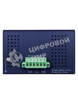 Коммутатор PLANET IGS-1600T IP30 Industrial 16-Port 10/100/1000T Gigabit Ethernet Switch (-40~75 degrees C, dual 12~48V DC/24V AC),UL certified