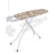 Доска гладильная DOGRULAR КАПИТОЛ белый, чехол с подкладкой из хлопка, подставка под утюг