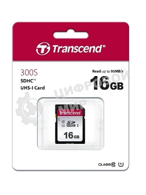 Флеш карта SD 16Gb Transcend SDHC UHS-I U1