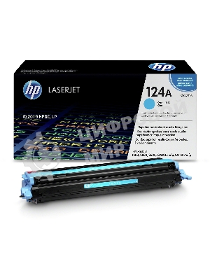 Картридж лазерный HP Q6001A голубой для Color LaserJet 2600 2000 стр.