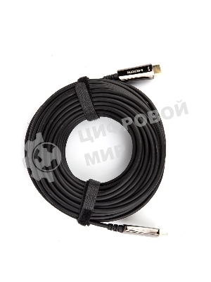Активный оптический кабель HDMI 19M/M,ver. 2.0, 4K@60 Hz 80m VCOM