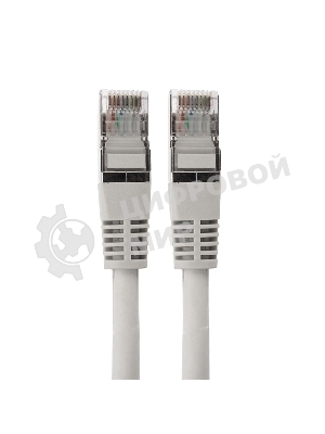 Пaтч-корд Rexant F/UTP, cat.6, RJ45-RJ45, экранированный, PVC серый, 1м