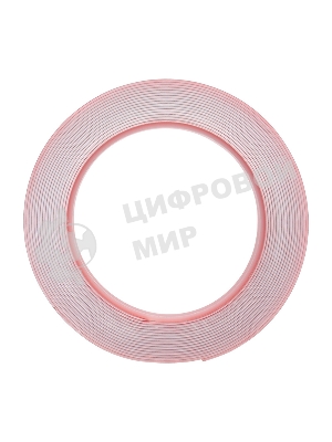 Двухсторонний скотч Rexant, прозрачный, на акриловой основе, 12 мм, ролик 5 м