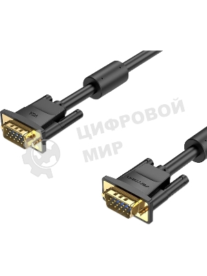 Кабель Vention VGA 15M/15M с 2 ферритовыми фильтрами - 3 м