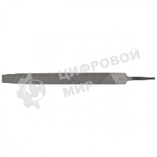 Напильник Сибртех, 300 мм, №2, плоский, сталь У13А