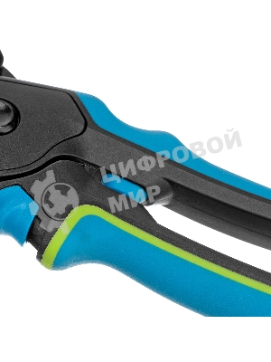 Секатор с наковальней Palisad LUXE 220 мм, регулировка захвата, трехкомпонентные рукоятки