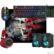 Комплект клавиатура+мышь Defender Tor MHP-127 проводной, USB, 3200 DPI, чёрный