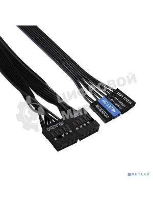 Компьютерный корпус Miditower ExeGate AA-440-AA400 (ATX, AA400 8 см, 2*USB, аудио)